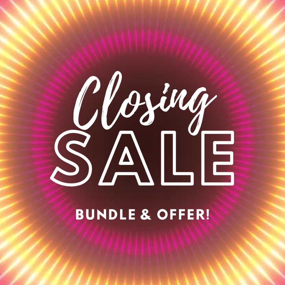 CLOSET CLOSING :( MUST CLEAR OUT MOST ITEMS — BUNDLE & OFFER!